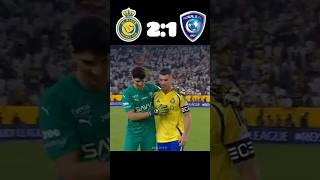 Ronaldo VS Neymar l AL Nassr VS AL Hilal 2024 Highlights 🤯🔥youtube shorts football [upl. by Odidnac]