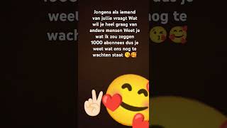 Ik ga deze liedje weer doen als ik 1000 abonnees heb [upl. by Misaq]