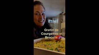 Easy recipe Gratin de courgettes et brocoli with béchamel EstelaDESCLAVELLES0328 [upl. by Alekim]