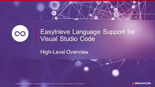 Easytrieve Visual Studio Code Extension High Level Overview [upl. by Kirk]