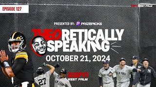 MASSIVE SPORTS WEEKEND RECAP  Theoretically Speaking  Ep 127  10212024 [upl. by Justen315]