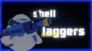 Shell Laggers 殼牌卡震器  when the shell shockers has CRAZY LAG  funny video  shell shockers 蛋蛋殺手 [upl. by Anoif]