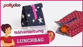 Lunchbag  Schwimmtasche einfach selber nähen [upl. by Llehsal]