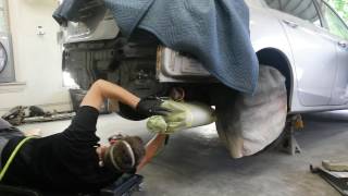 2013 HONDA ACCORD  FRONT amp REAR COLLISION REPAIR  SALVAGE REBUILD PART 10 [upl. by Fred]