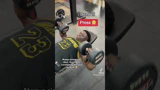 Dumbell press 🫡 chest workout dumbells [upl. by Drew]