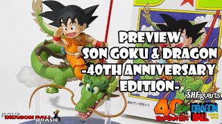 PREVIEW SHFiguarts SON GOKU amp DRAGON  edição aniversário de 40 ANOS  DRAGON BALL [upl. by Nadine]