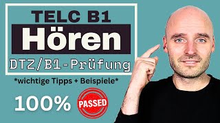 Hörverstehen B1 So schaffst du die TELC DTZ B1Prüfung [upl. by Oigufer764]