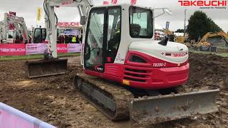 Takeuchi at the Plantworx Construction Show 2019 [upl. by Ketchum]