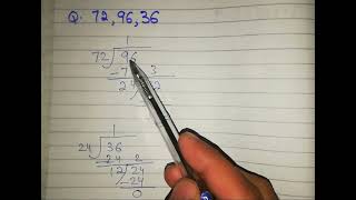 HCF of 729636 by Division method How to find hcf by division method education maths hcf [upl. by Waldack170]