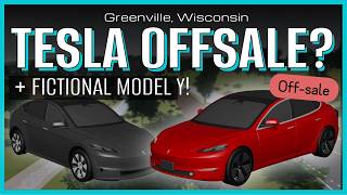 Tesla Model OFFSALE Fictional 3 SERIES and more Update Information  Greenville Roblox [upl. by Nyladnarb]