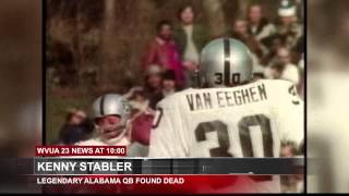 FAMED ALABAMA QUARTERBACK KENNY STABLER DIES [upl. by Saxen]