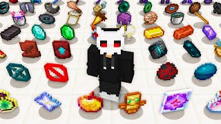 COLETEI TODOS OS ITENS MAIS RAROS DO MINECRAFT HARDCORE [upl. by Ikiv]