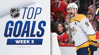 The FILTHIEST GOALS from Week 3 🤮  202425 NHL Highlights [upl. by Habeh]