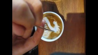 latte art dragon [upl. by Ereveniug817]