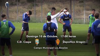 Previa Deportivo Aragón  Barbastro UD  16102021 [upl. by Eittap]