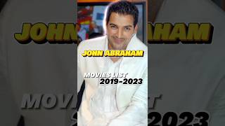 JOHN ABRAHAM MOVIES LIST 20192023 johnabraham filmography bollywood [upl. by Ricky]