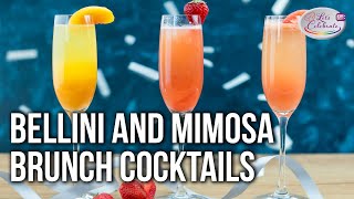 The Bellini and Mimosa  The Best Champagne Brunch Cocktails [upl. by Carine110]