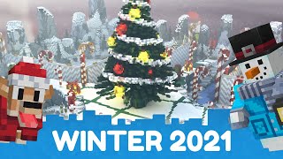 CubeCraft Winter Update 2021 ☃️  Present Hunt Winter Games and more [upl. by Valerle]