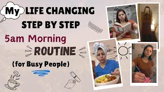 5 AM Healthy Morning Routine of a WorkfromHome Dietitian Mom  Weight Loss amp Wellness Tips [upl. by Odlavso58]