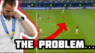 HOW ENGLAND LOST THE EURO FINAL TO SPAIN  TACTICAL ANALYSIS [upl. by Kielty]