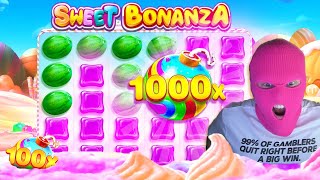 MY BIGGEST WIN EVER ON SWEET BONANZA 100000 [upl. by Ilehs]