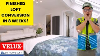 Incredible Velux Loft Conversion  Finished In 8 Weeks [upl. by Liagabba]