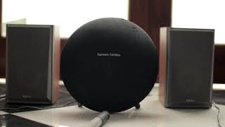 Harman Kardon Onyx 3 VS Edifier R1000T4 [upl. by Hardin]