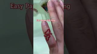 How To Make Paperclip Ring Tutorial  Heart Shape Ring [upl. by Ettellocin686]