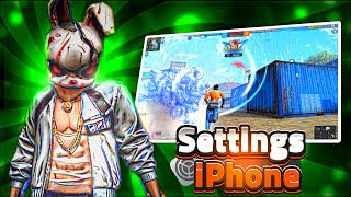 اعدادت ⚙️ فري فاير 🎮 للايفون اكس ار 📲 لي تحديت الجديد  settings for free fire iphone xr ios 173 [upl. by Merola]