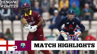 West Indies vs England 2nd T20 Highlights 2024  1111 2024  WI vs ENG 2nd T20 Highlights 2024 [upl. by Lowenstern]