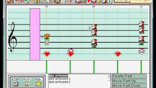 Mario Paint  Bed Intruder Song [upl. by Ik]