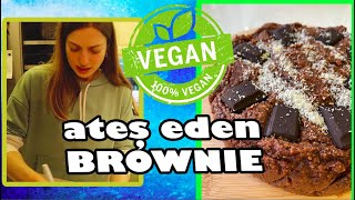 VEGAN BROWNİE BÖYLE BİR ŞEY YOK Bitkisel Beslenmek [upl. by Abernon950]