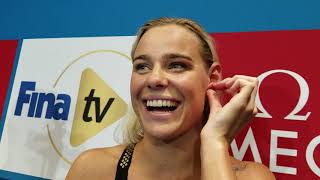 Pernille Blume on Recovering From Heart Surgery FINA Champions Series [upl. by Rialb]