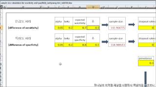 sample size calculation for sensitivity and specificity [upl. by Winifred]