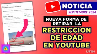 Nueva forma de solucionar los vídeos marcados con restricción de edad en YouTube 2024 [upl. by Roderigo722]