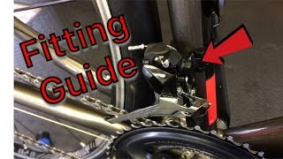 Shimano 105 R7000 Front Derailleur Fitting Guide [upl. by Etnoj9]