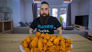 ONE MAN VS 100 KFC HOT WINGS  BeardMeatsFood [upl. by Metts]