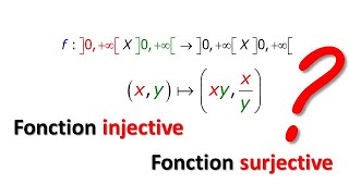 EXERCICE SUR LES APPLICATIONS INJECTIVITE SURJECTIVITE BIJECTIVITE NIVEAU 1 BAC SM [upl. by Elroy]