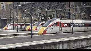 Trains at London Kings Cross and St Pancras International [upl. by Hawger444]