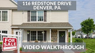 Video Walkthrough  116 Redstone Drive Denver PA [upl. by Mandell]