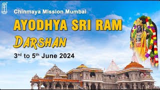 Ayodhya Sri Ram Darshan  Highlights  3rd to 5th June 2024 [upl. by Greenebaum]