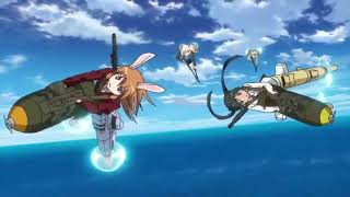 Strike Witches Operation Victory Arrow  Neuroi fight part 1 [upl. by Reprah]