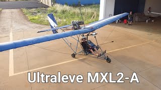 Primeiro teste Microleve MXL2 A QuickSilver 1986  Rotax 582 [upl. by Terraj850]