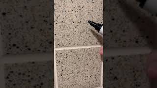 Grout Pen Color Change Black Grout is better [upl. by Orazio]