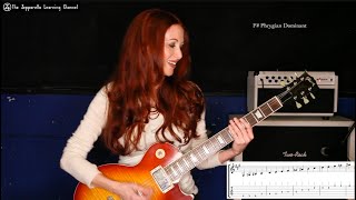 Immigrant Song guitar lesson  improvising a solo and musical modes 2 of 3 Gretchen Menn for ZLC [upl. by Enyal]