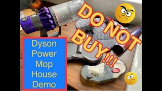 DYSON Power Mop Kitchen Demonstration quotDO NOT BUYquot [upl. by Ahsinirt572]