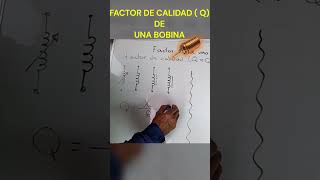 ⚡FACTOR DE CALIDAD de una bobina  Q [upl. by Lamb144]