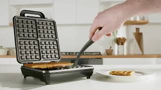 SUPERHOME CENTER DIY VONSHEF QUAD BELGIAN WAFFLE MAKER [upl. by Jaquith]