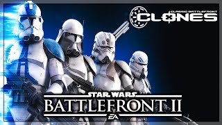 CLASSIC BATTLEFRONT Clones Mod is HERE  Star Wars Battlefront 2 [upl. by Yenot]