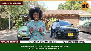 LANDROVER FESTIVAL ARUSHA WADADA WA ARUSHA WACHARUKA [upl. by Arbrab]